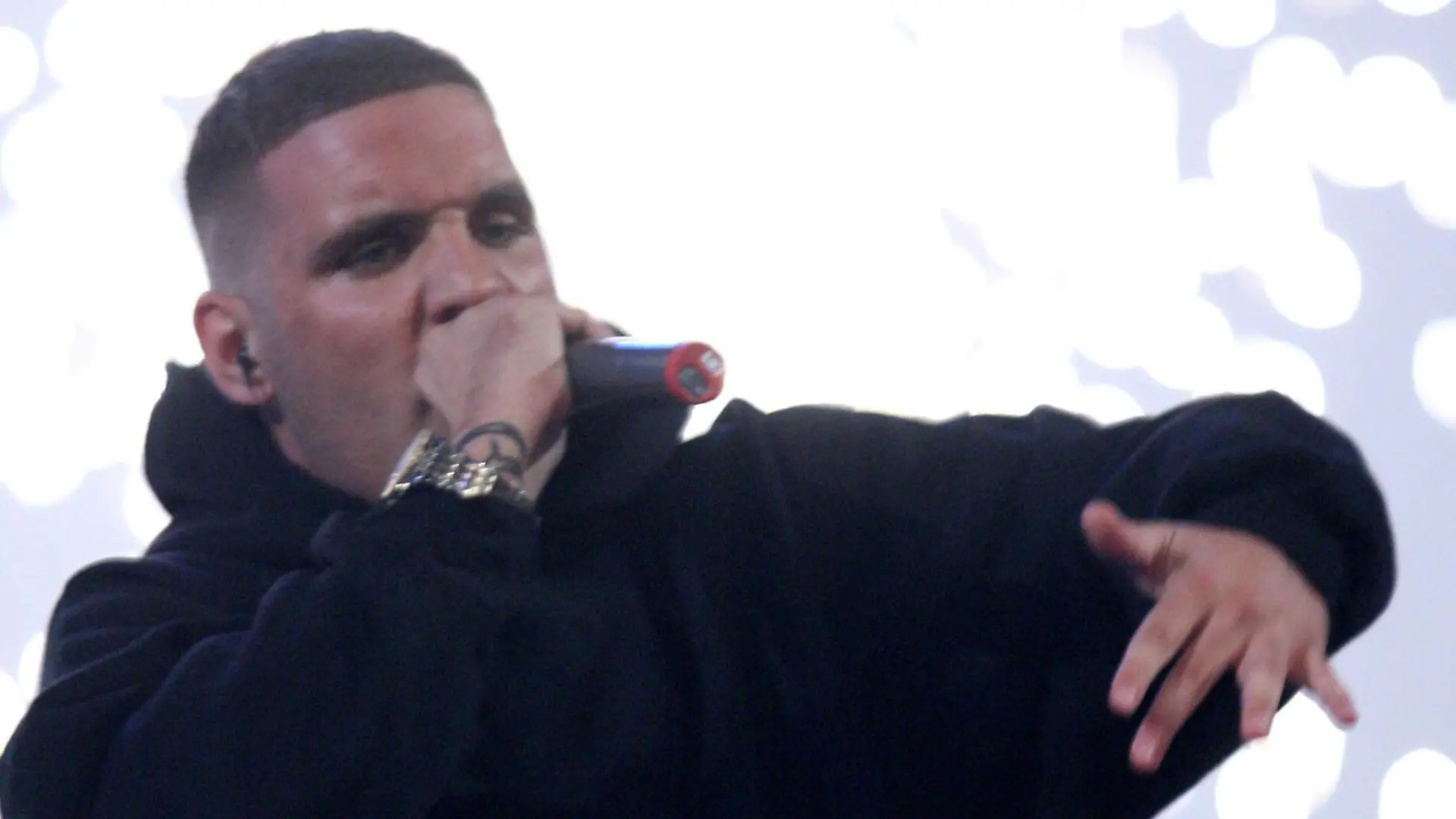 Rapper Fler GER anlässlich der RTL II Show - The Dome 39 - in Leipzig