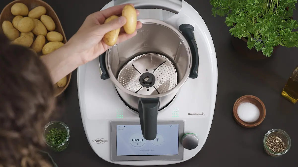 Thermomix mit Kartoffeln