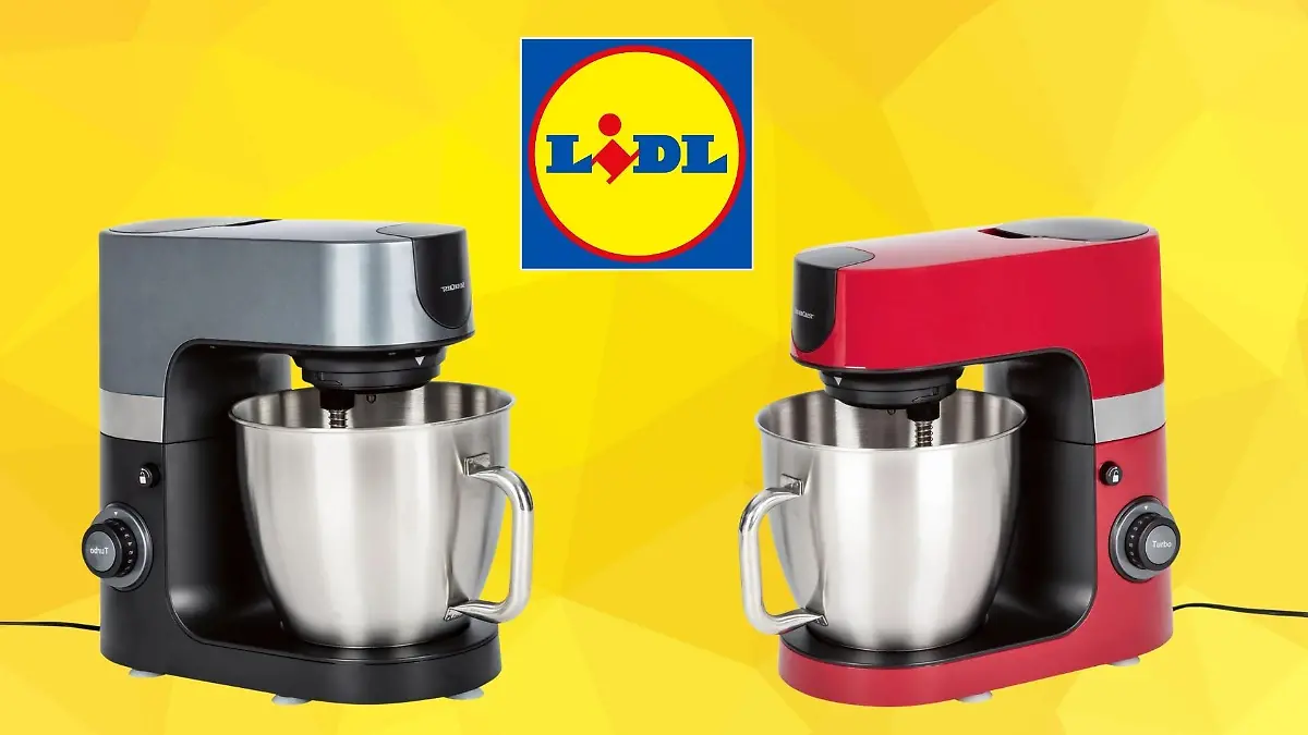 Die Silvercrest-Küchenmaschine von Lidl ist in den Farben Anthrazit und Rot erhältlich.
