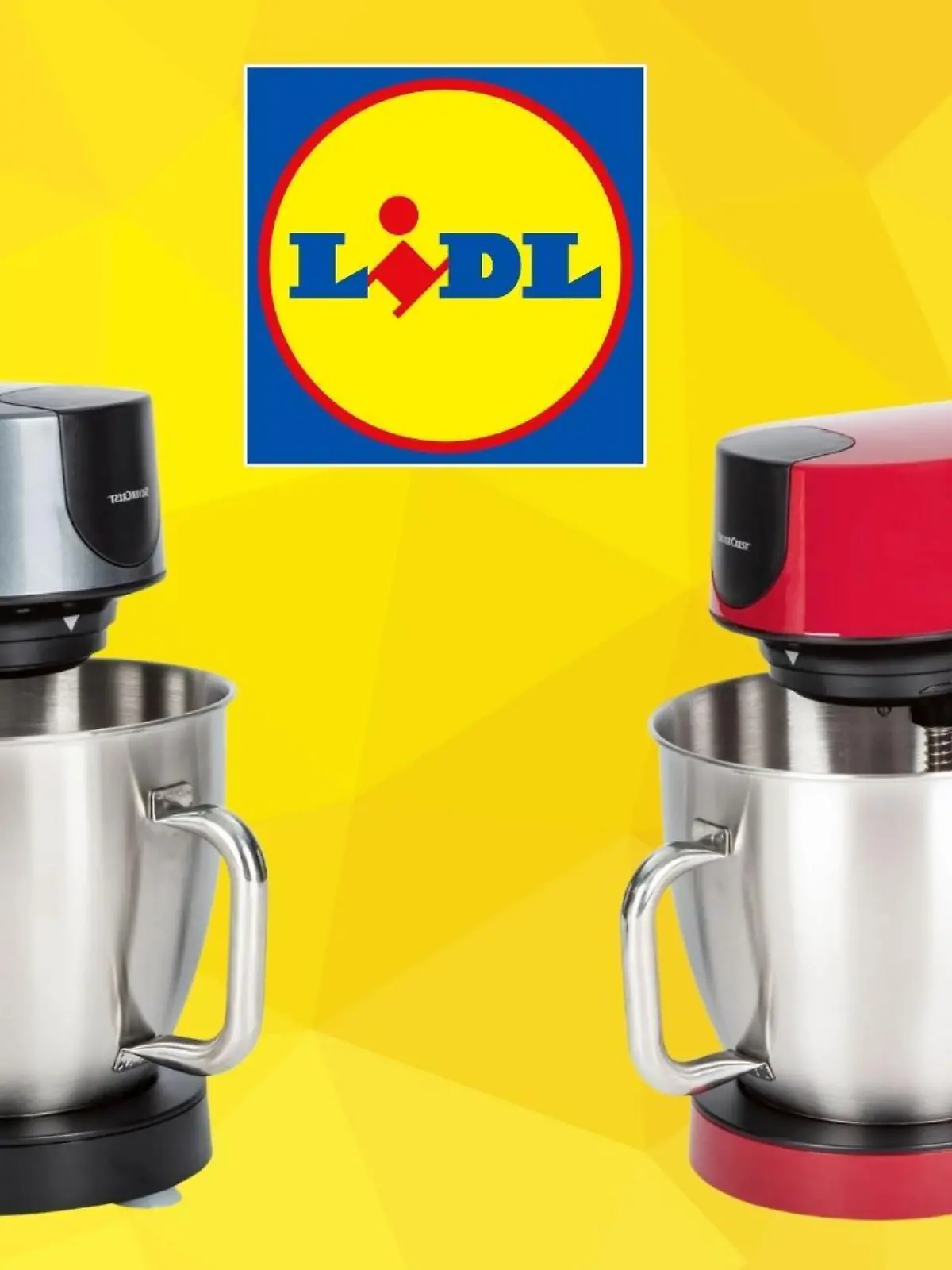 Die Silvercrest-Küchenmaschine von Lidl ist in den Farben Anthrazit und Rot erhältlich.