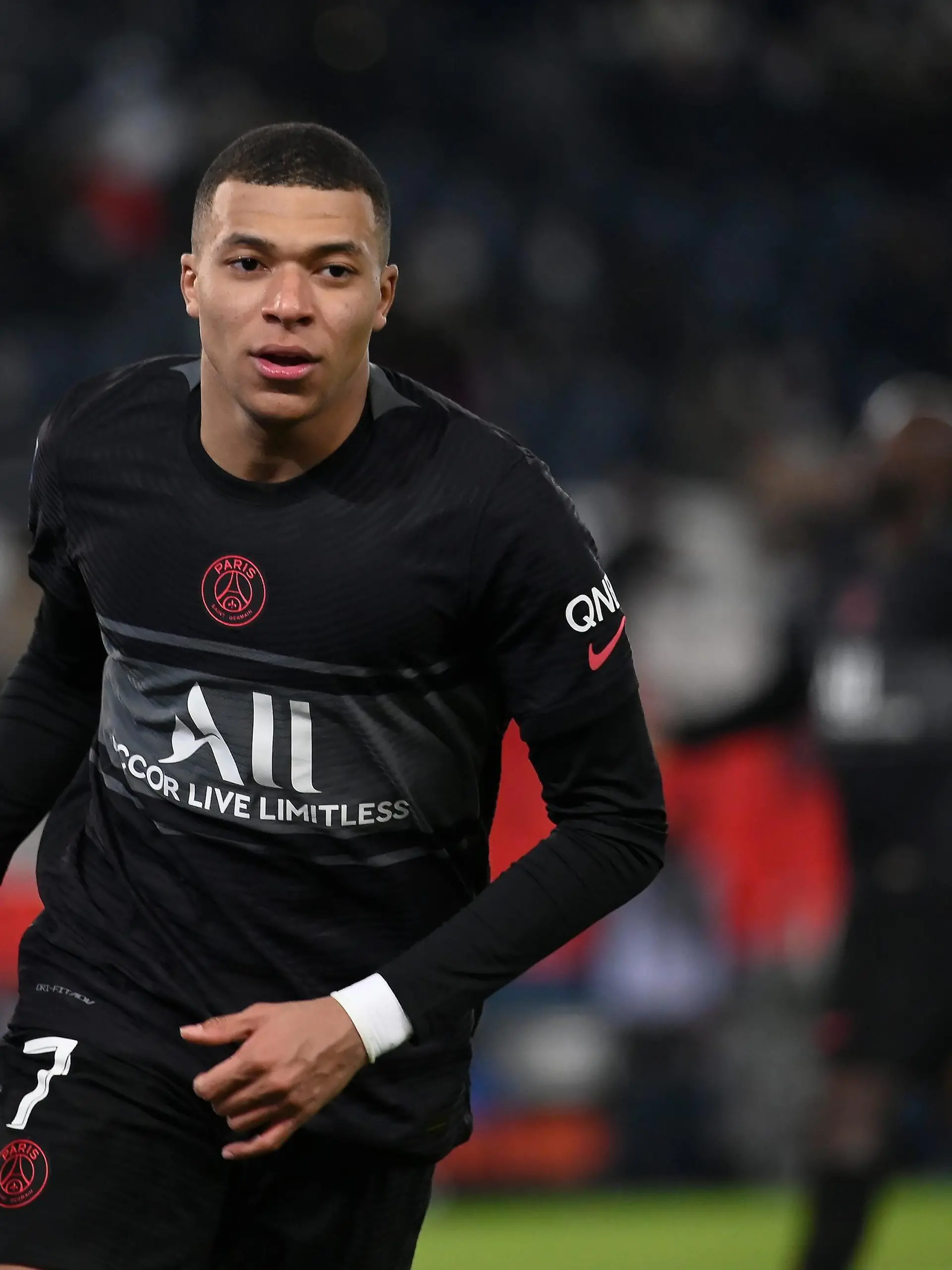 ©Julien Mattia / Le Pictorium/MAXPPP - Julien Mattia / Le Pictorium - 23/1/2022 - France / Ile-de-France / Paris - Kylian Mbappe lors de la rencontre entre le PSG et le Stade de Reims au Parc des Princes, le 23 Janvier 2022. / 23/1/2022 - France / Ile-de-France (region) / Paris - Kylian Mbappe during the match between PSG and Stade de Reims at the Parc des Princes on January 23, 2022.