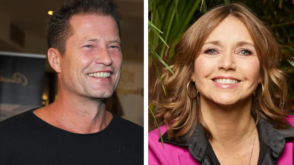Til Schweiger supportet Tina Ruland im Dschungelcamp.