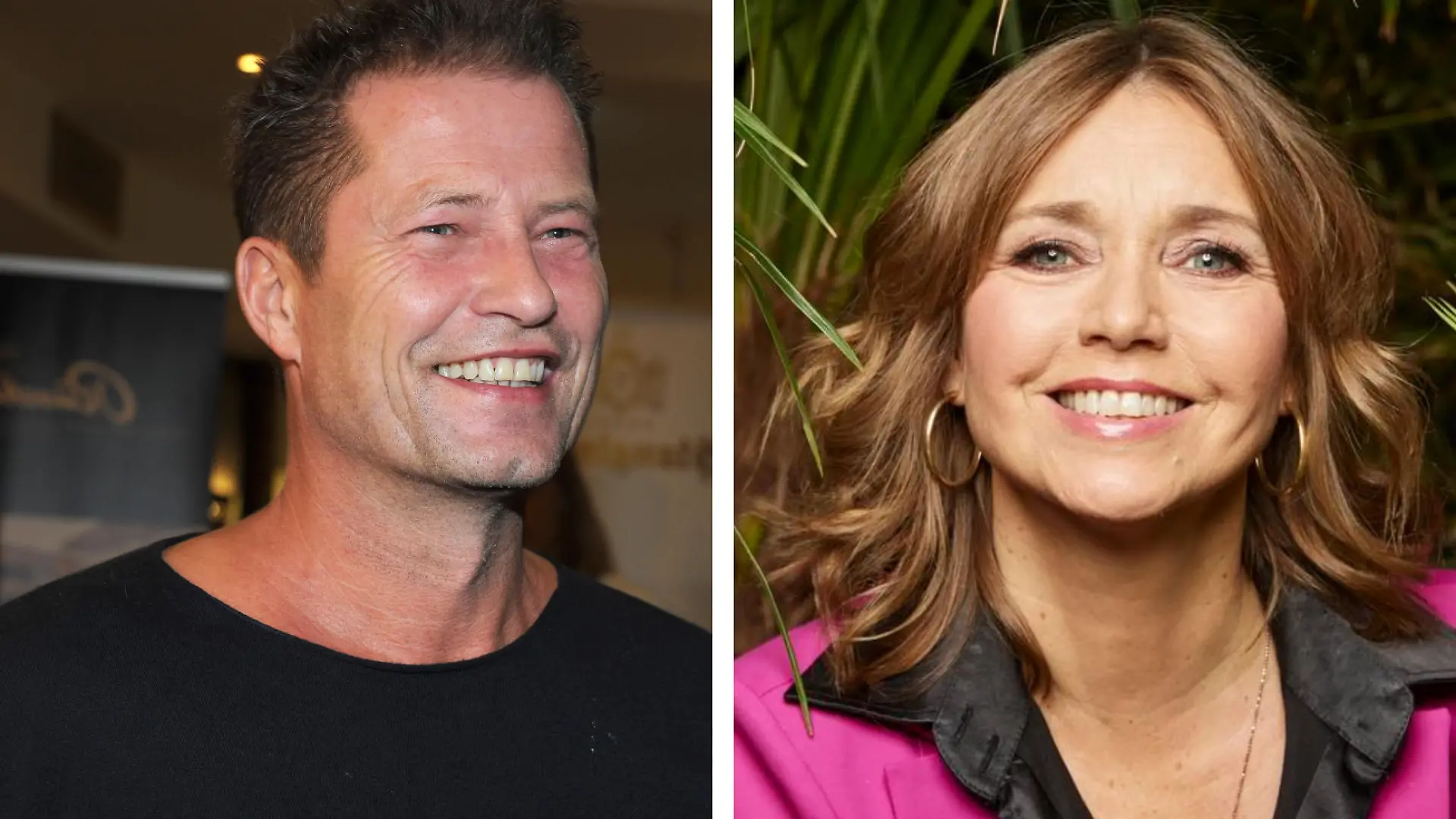 Til Schweiger supportet Tina Ruland im Dschungelcamp.