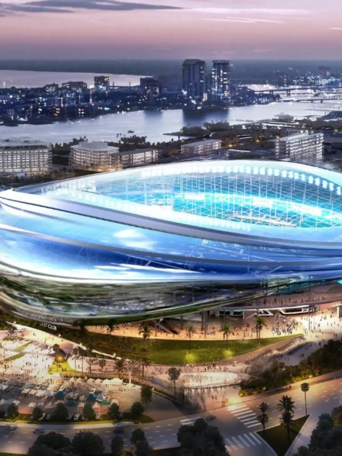 Das ist die Zukunft: Die geplante Arena der Jacksonville Jaguars