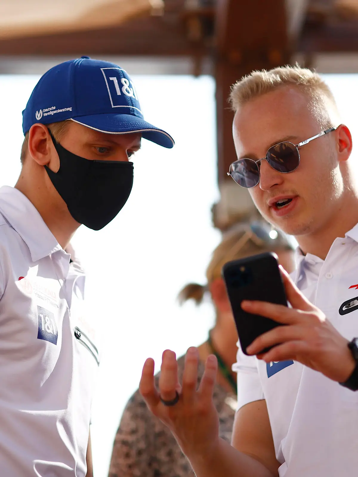 Formula 1 2021: Abu Dhabi GP YAS MARINA CIRCUIT, UNITED ARAB EMIRATES - DECEMBER 09: Mick Schumacher, Haas F1 Nikita Mazepin, Haas F1 during the Abu Dhabi GP at Yas Marina Circuit on Thursday December 09, 2021 in Abu Dhabi, United Arab Emirates. Photo by Andy Hone / LAT Images Images PUBLICATIONxINxGERxSUIxAUTxHUNxONLY GP2122_113159_ONZ9416 