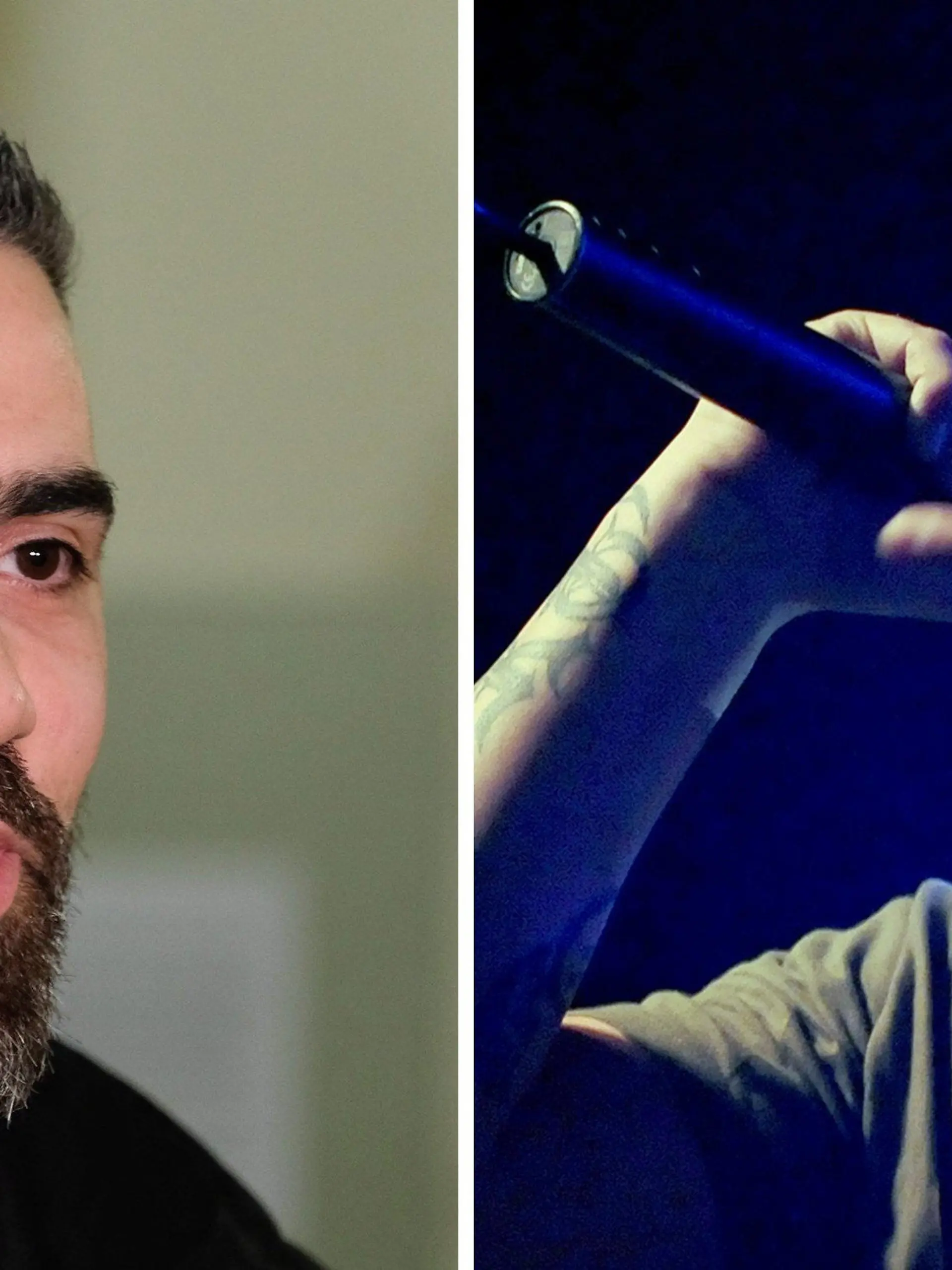 ARCHIV - 10.12.2019, ---: KOMBO - Die Rapper Bushido (Archivfoto vom 30.10.2019) und Fler (bürgerlich Patrick Losensky, Archivfoto vom 26.04.2009). Die jüngste Episode im Dauerstreit zwischen den Rappern Bushido und Fler wird am 11.12.2019 vor dem Münchner Landgericht verhandelt. Gegenüberstehen werden sich aber nur die Anwälte der Kontrahenten, deren persönliches Erscheinen wurde vom Gericht nicht angeordnet. Foto: Willnow/Pedersen/dpa +++ dpa-Bildfunk +++