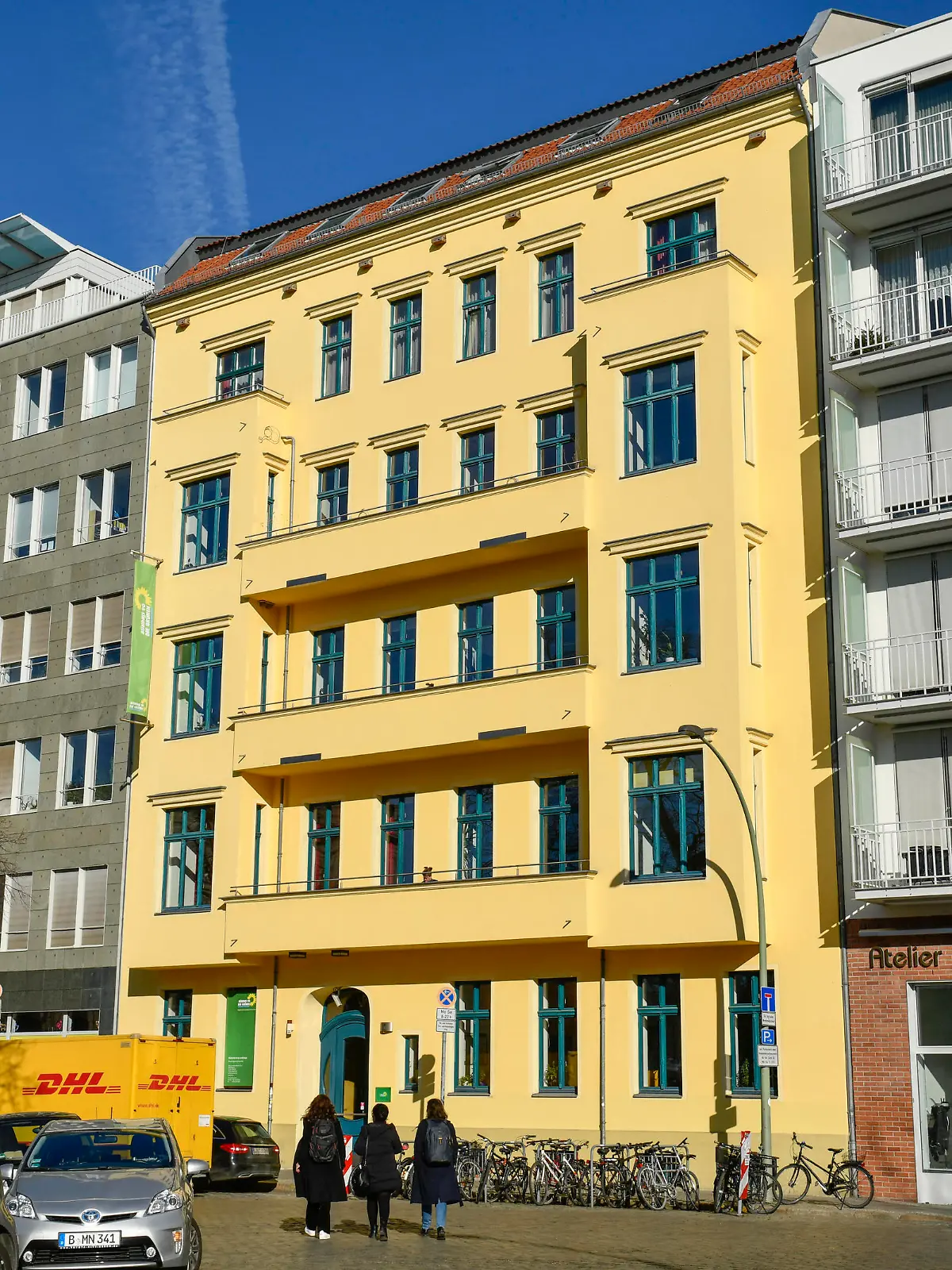 BUENDNIS 90/DIE GRUENEN, Bundesgeschäftsstelle, Platz vor dem Neuen Tor, Mitte, Berlin, Deutschland