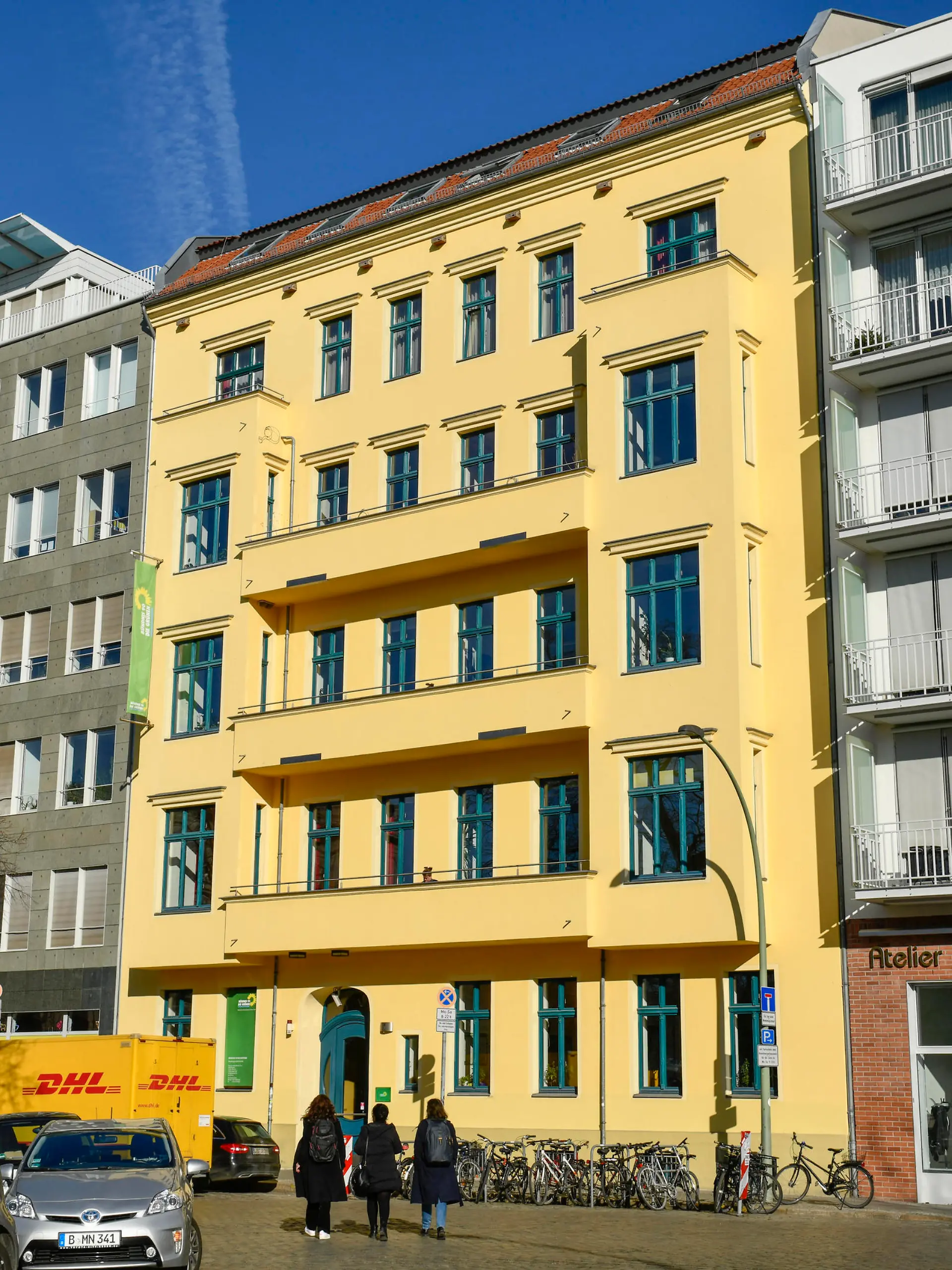 BUENDNIS 90/DIE GRUENEN, Bundesgeschäftsstelle, Platz vor dem Neuen Tor, Mitte, Berlin, Deutschland