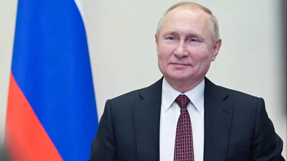 Russia Putin Olympic Team 6748274 25.01.2022 Russian President Vladimir Putin meets with members of Russia s national team, Nationalteam ahead of the Beijing 2022 Winter Olympics, via a video conference at the Novo-Ogaryovo state residence outside Moscow, Russia. Aleksey Nikolskyi / Sputnik Moscow region Russia PUBLICATIONxINxGERxSUIxAUTxONLY Copyright: xAlekseyxNikolskyix 
