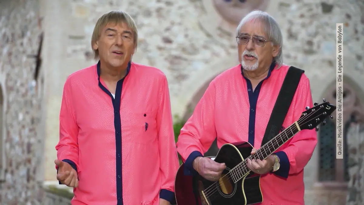 Daniela Alfinitos Vater Bernd Ulrich (links) ist seit den 80ern mit Bruder Karl-Heinz als "Die Amigos" erfolgreich.