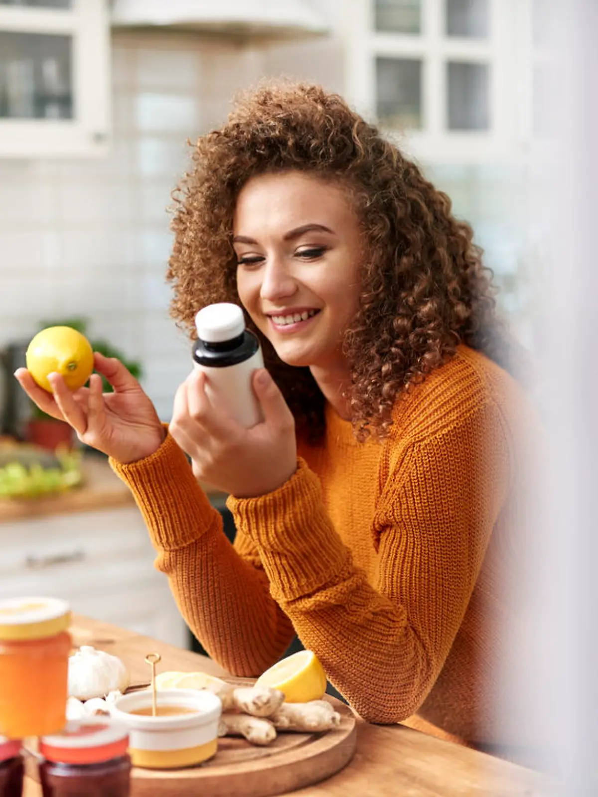Young woman choosing proper protection