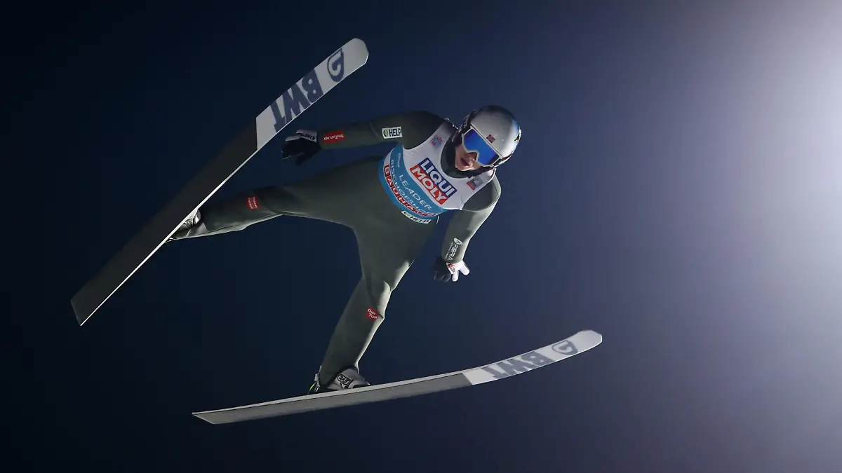 Ski Jumping - Four Hills Tournament - Bischofshofen, Austria - January 6, 2023 Norway's Halvor Egner Granerud in action REUTERS/Lisi Niesner