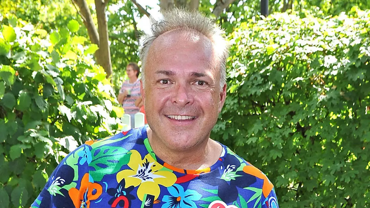 ZDF - Fernsehgarten. Sänger Tim Toupet  bürgl. Tim Bibelhausen  während der ZDF - Unterhaltungsshow Fernsehgarten am 31.07.2022 in Mainz. 20220731MWI29942 *** ZDF Fernsehgarten singer Tim Toupet bürgl Tim Bibelhausen during the ZDF entertainment show Fernsehgarten on 31 07 2022 in Mainz 20220731MWI29942