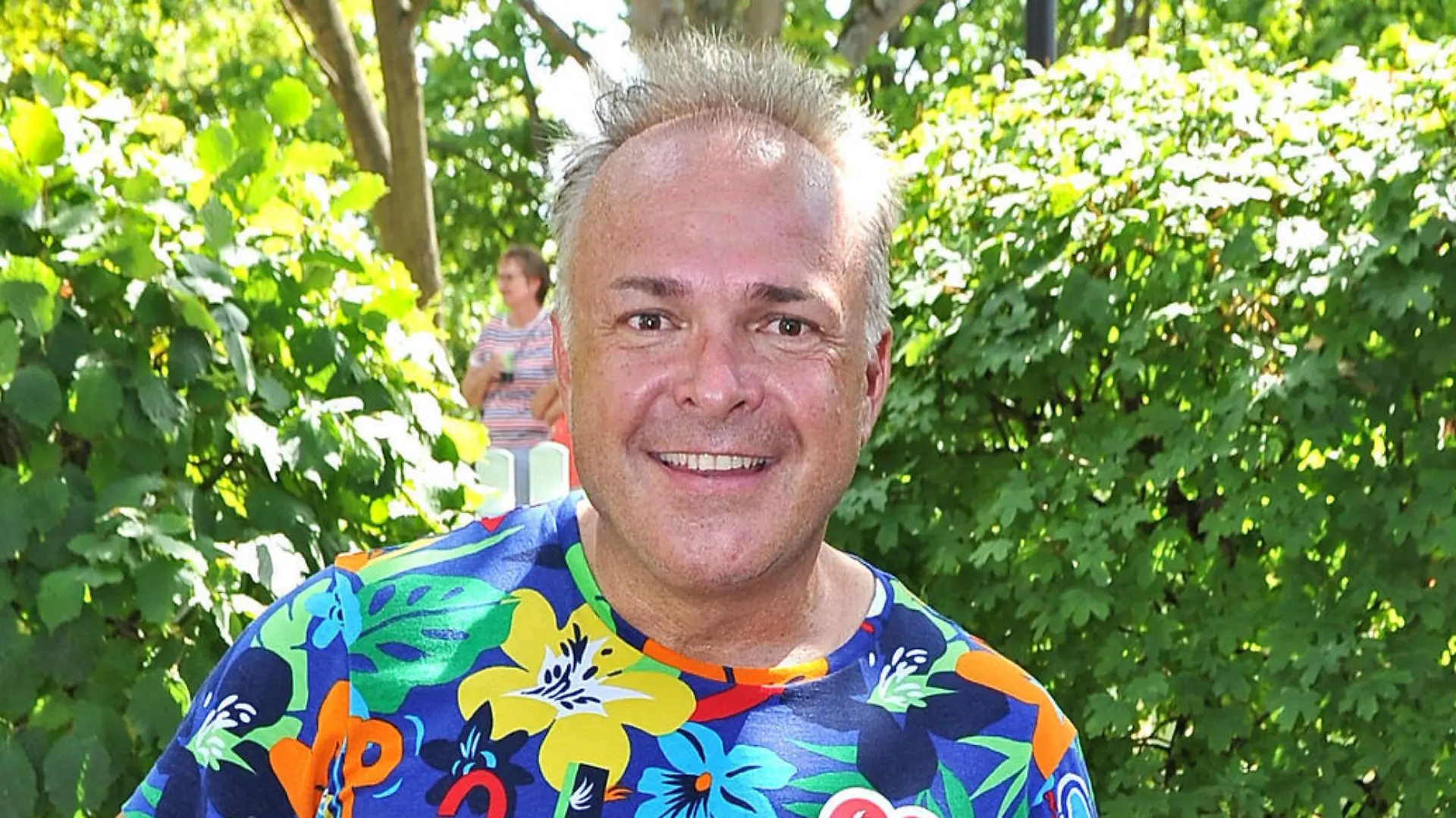 ZDF - Fernsehgarten. Sänger Tim Toupet  bürgl. Tim Bibelhausen  während der ZDF - Unterhaltungsshow Fernsehgarten am 31.07.2022 in Mainz. 20220731MWI29942 *** ZDF Fernsehgarten singer Tim Toupet bürgl Tim Bibelhausen during the ZDF entertainment show Fernsehgarten on 31 07 2022 in Mainz 20220731MWI29942