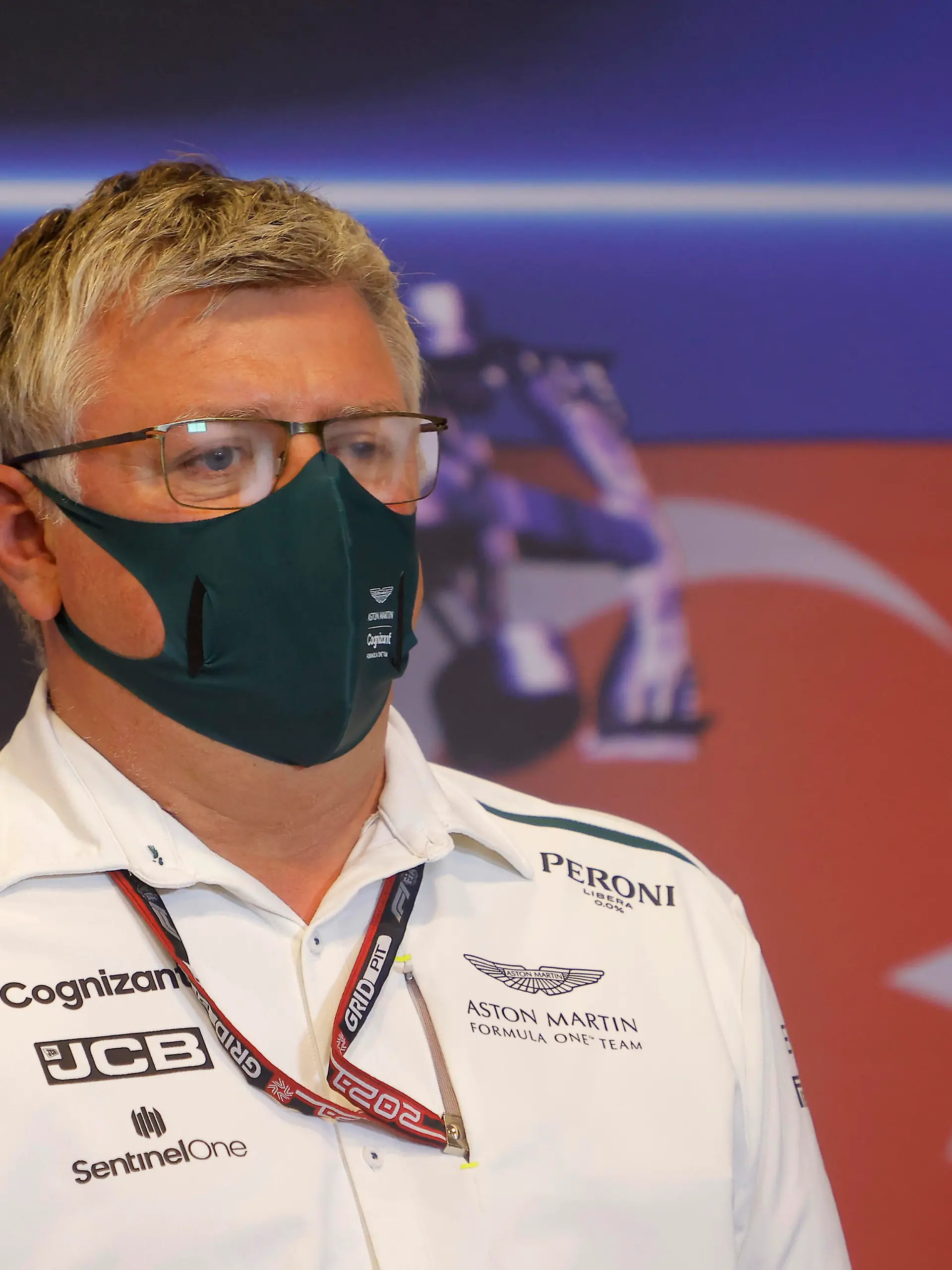 Formula One F1 - Azerbaijan Grand Prix - Baku City Circuit, Baku, Azerbaijan - June 4, 2021 Aston Martin Team Principal Otmar Szafnauer during the press conference Pool via REUTERS/Maxim Shemetov