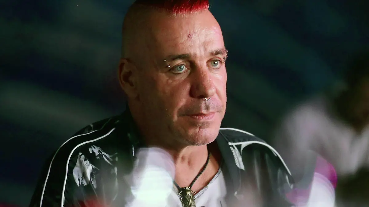BAKU, AZERBAIJAN - JULY 26, 2019: Till Lindemann, lead vocalist of the German band Rammstein, attends the 2019 Zhara music festival. Vyacheslav Prokofyev/TASS PUBLICATIONxINxGERxAUTxONLY TS0B4764