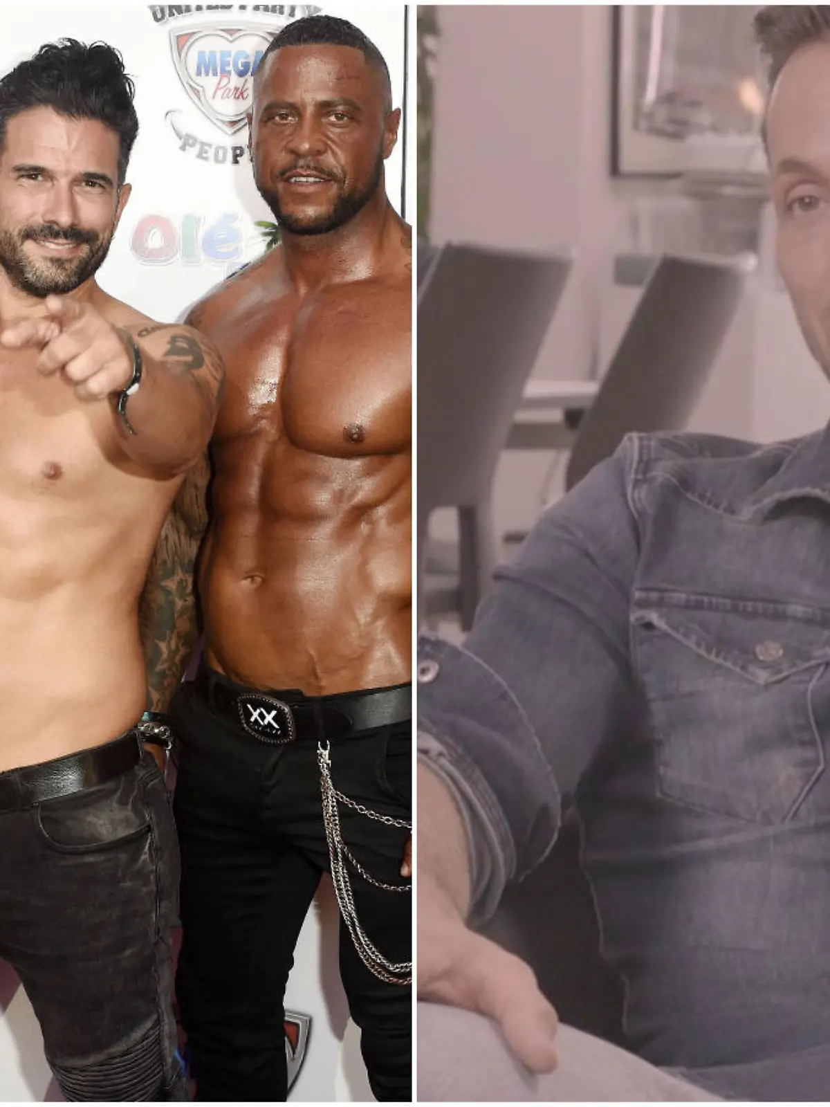 Marc Terenzi posiert mit „Sixx Paxx“ / David Farell (Collage)