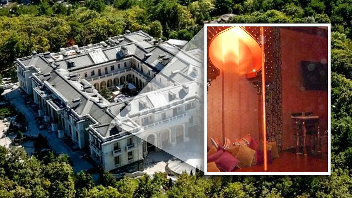 Putins Protz-Palast mit Strip-Stange