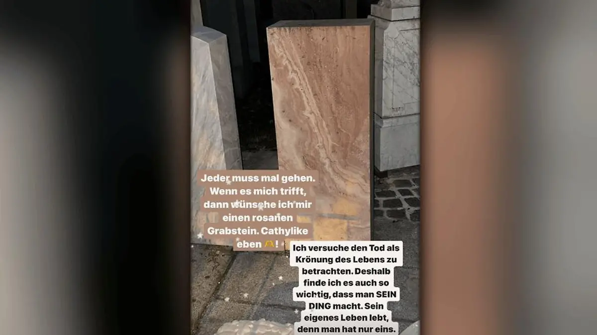 So soll Cathy Hummels' Grabstein aussehen.