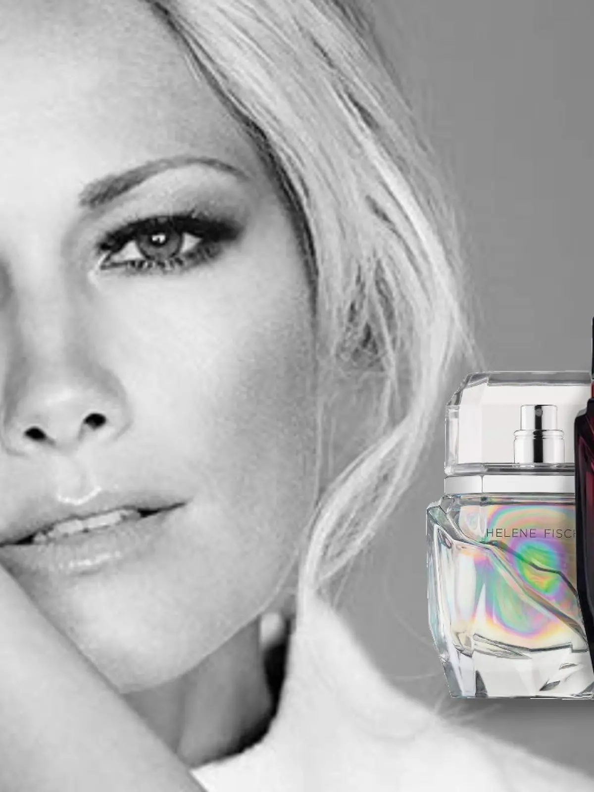Helene Fischer präsentiert ihre Parfums.