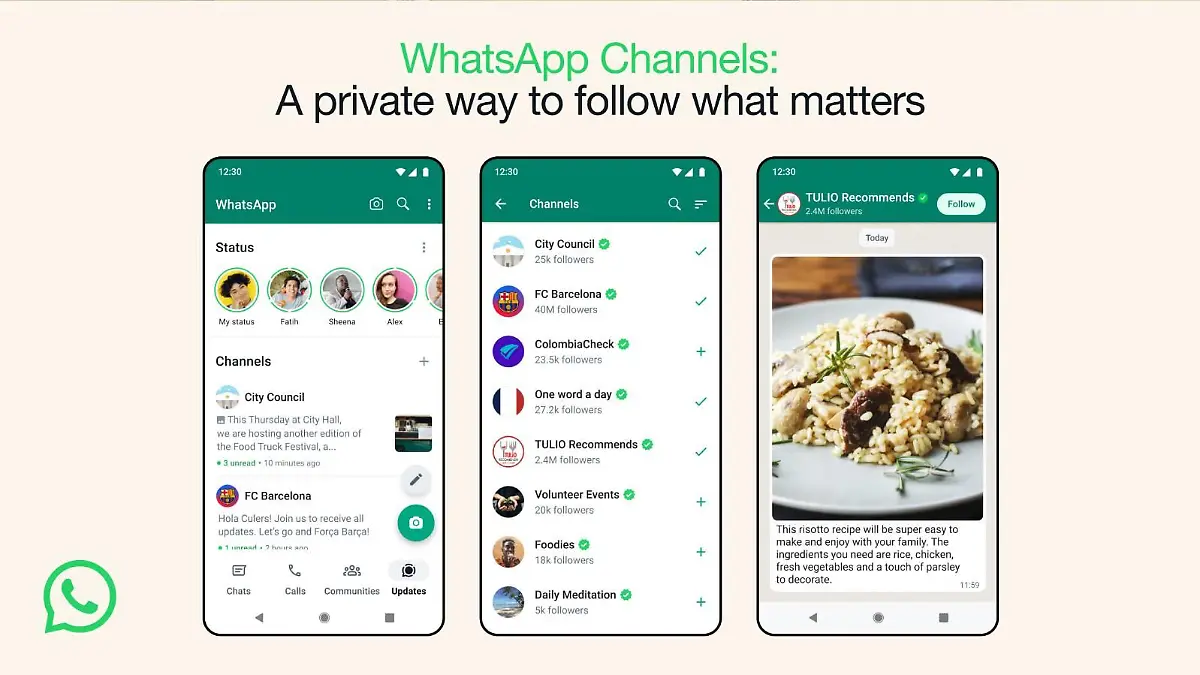 WhatsApp-Kanäle neue Funktion
