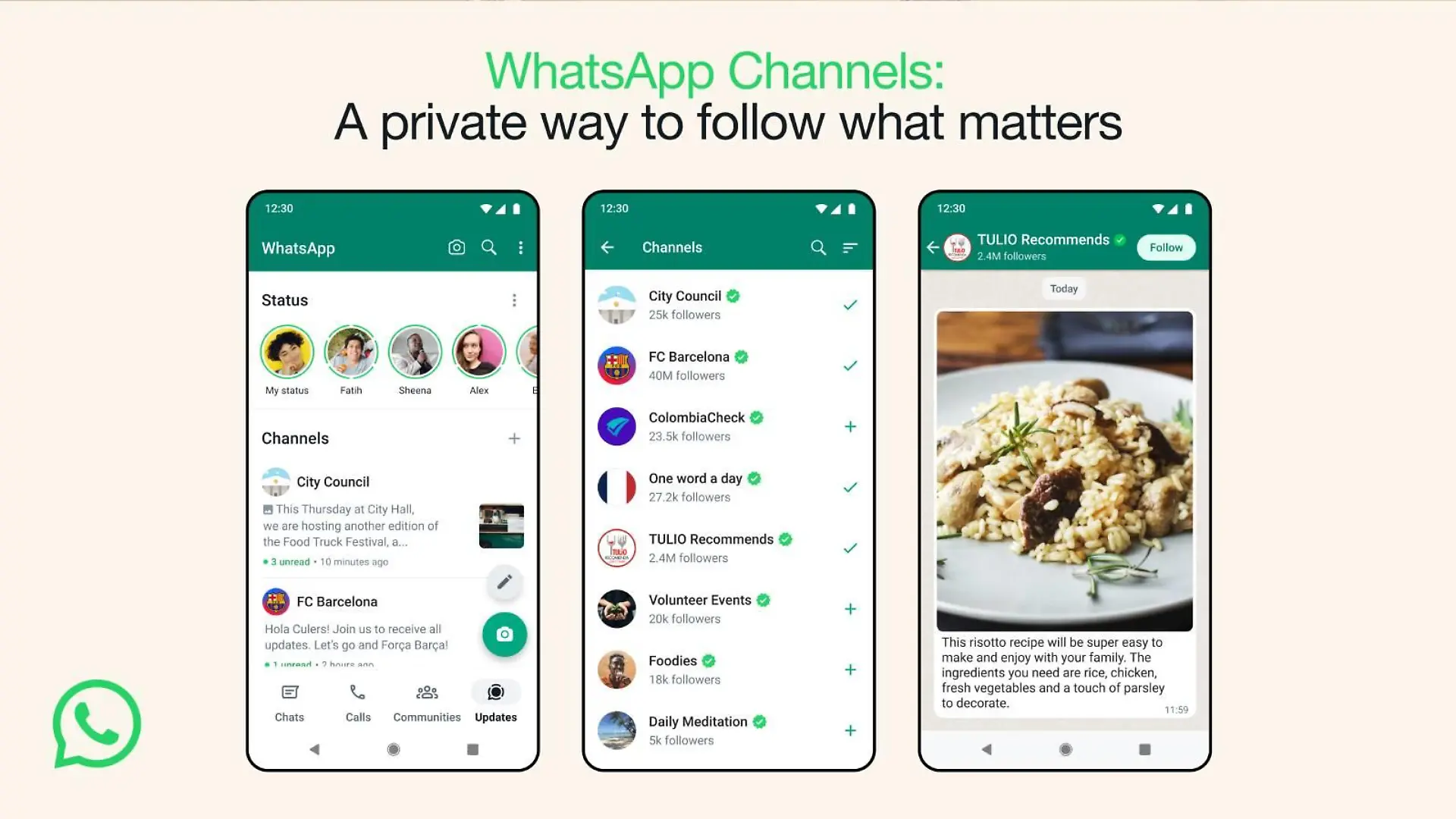 WhatsApp-Kanäle neue Funktion