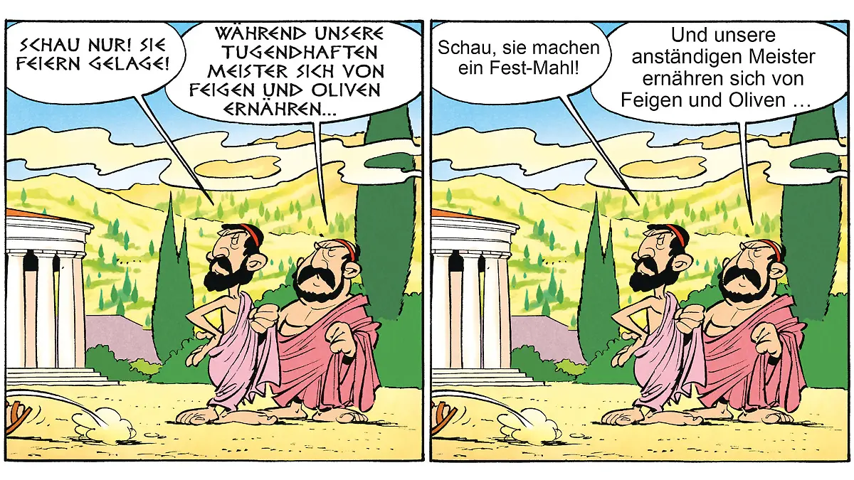 Asterix bei den Olympischen Spielen - Vergleich alte Übersetzung und Leichte Sprache
