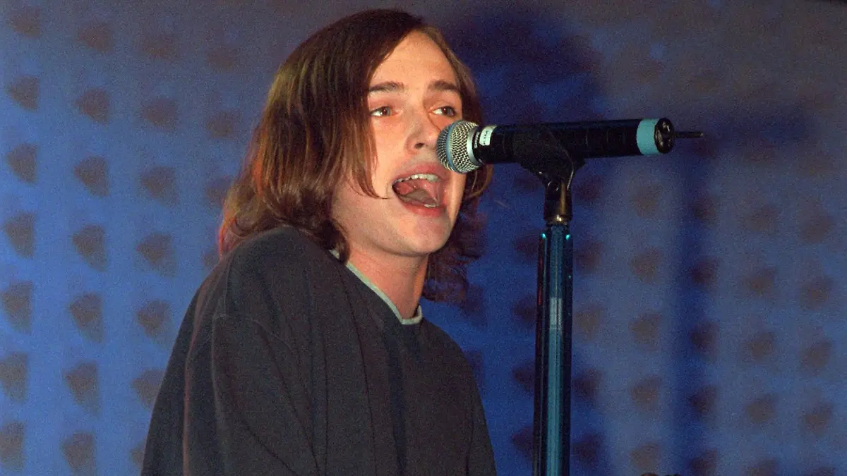Kim Frank, Leadsänger der Teenie-Popgruppe "Echt", aufgenommen beim Auftritt der Band bei der Verleihung des Musikpreises "Comet 2000" am 28.9.2000 in Hannover.