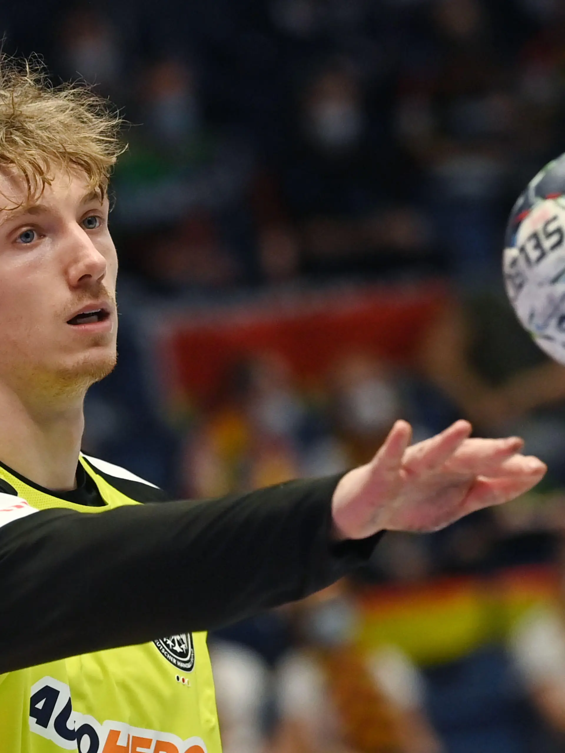 Handball: Europameisterschaft, Deutschland - sterreich, Vorrunde, Gruppe D, 2. Spieltag. Deutschlands Torhüter Till Klimpke.