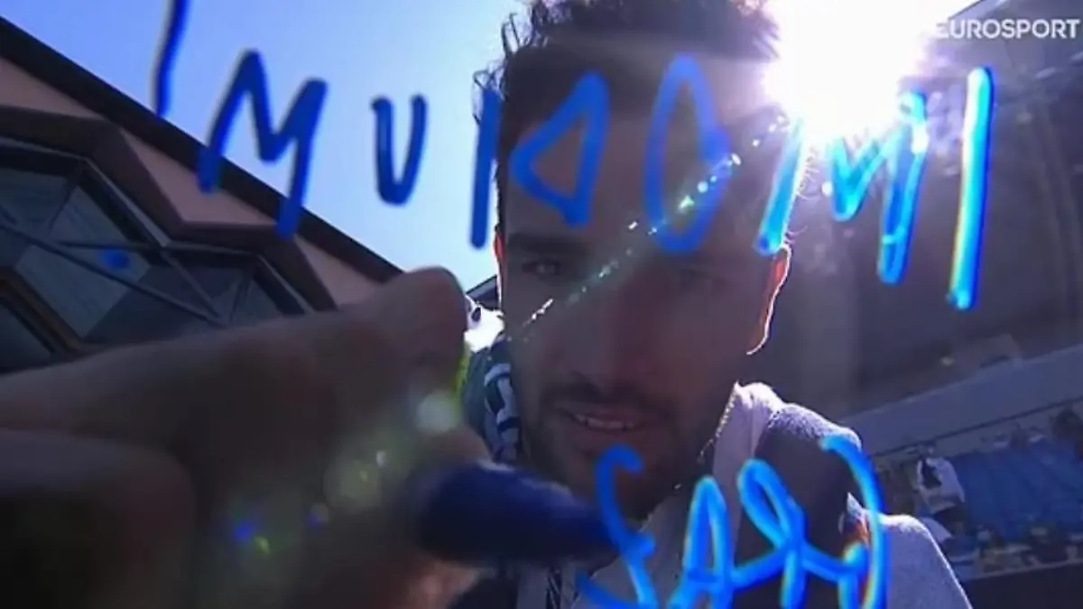 Matteo Berrettini hatte mit einem nervösen Magen zu kämpfen.