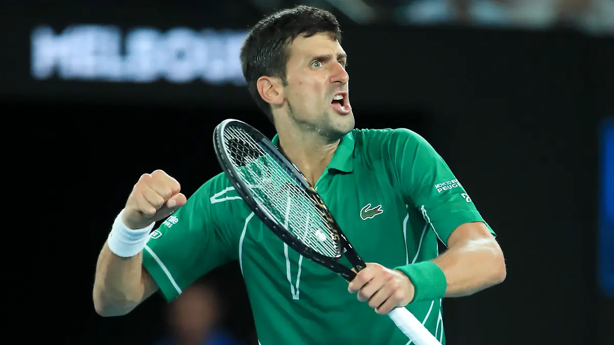 Novak Djokovic SRB jubelt nach dem Sieg,Jubel,Freude,Emotion Tennis - Australian Open 2017 - Grand Slam / ATP, Tennis Herren / WTA, Tennis Damen - Melbourne Park - Melbourne - Victoria - Australia - 30 January 2020. *** Novak Djokovic SRB cheers after victory,cheers,joy,emotion Tennis Australian Open 2017 Grand Slam ATP WTA Melbourne Park Melbourne Victoria Australia 30 January 2020 Copyright: xJuergenxHasenkopfx