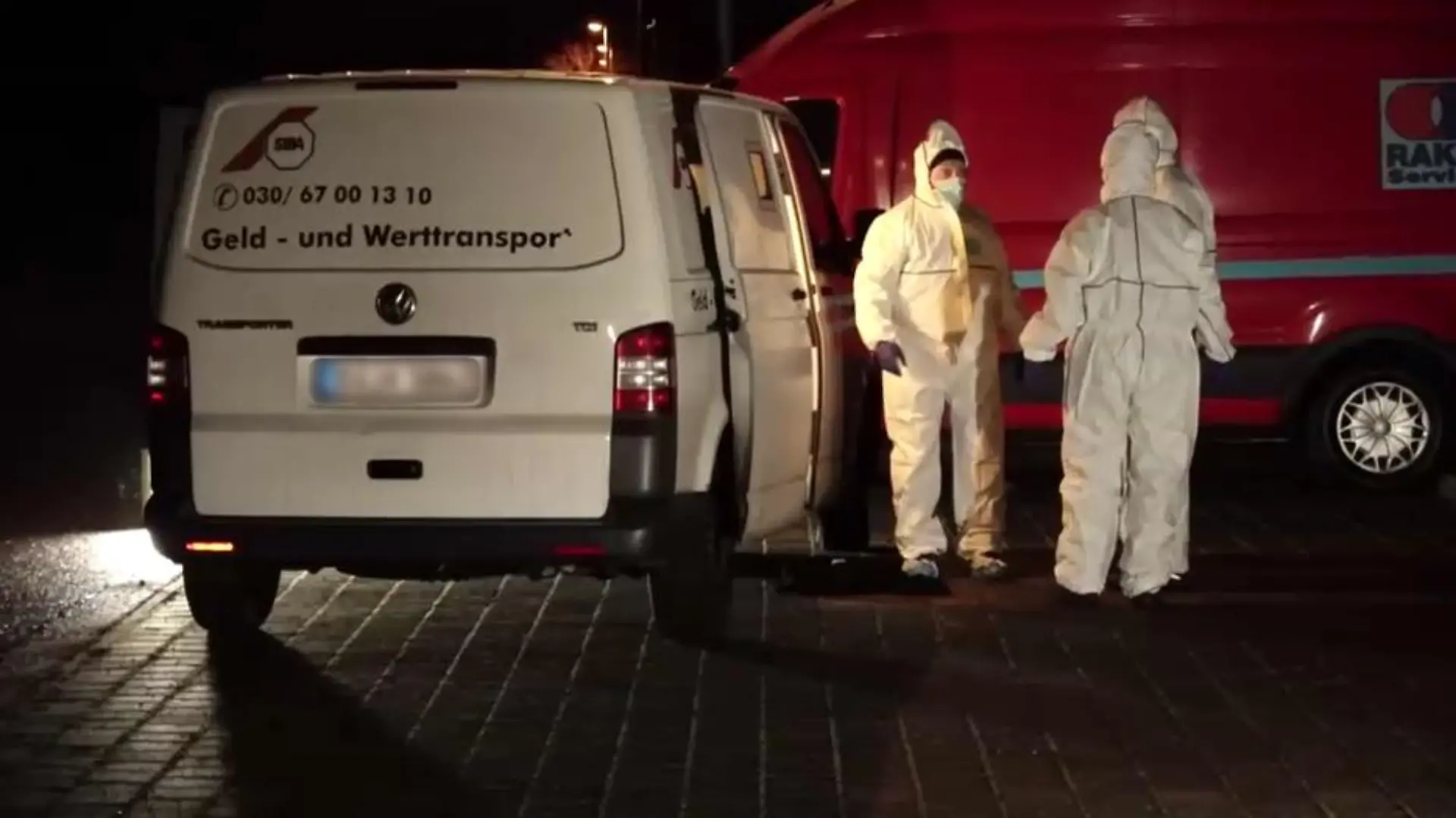 Brutaler Überfall auf Geldtransporter in Großziethen (Brandenburg)