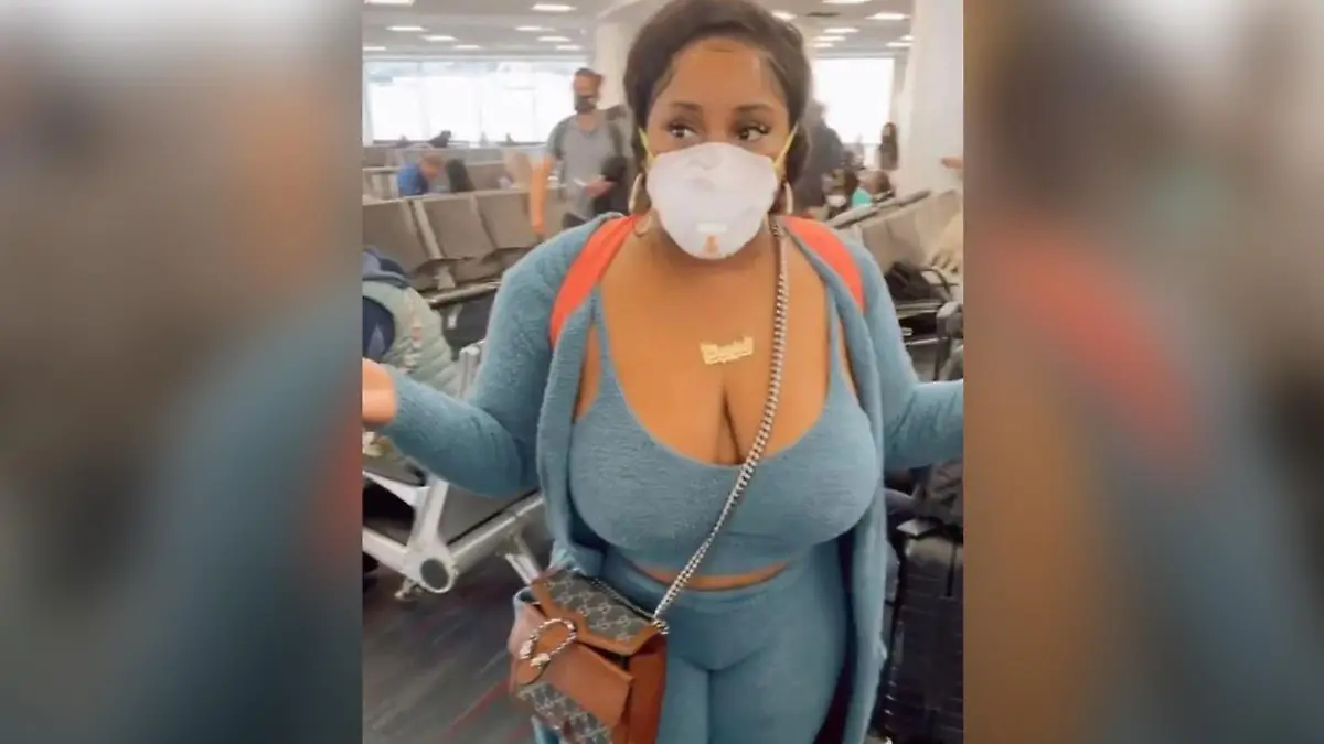 Diese Dame hatte mit ihrem Outfit keine Probleme beim Boarding