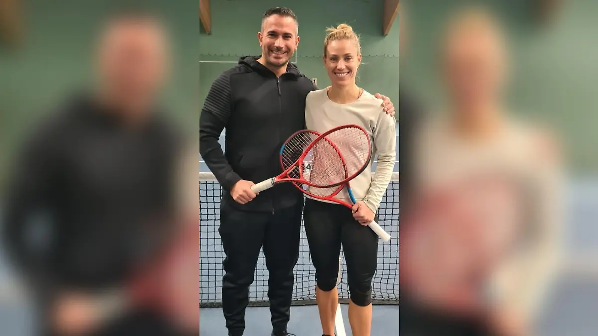 Neue Liebe: Franco Bianco mit Angelique Kerber