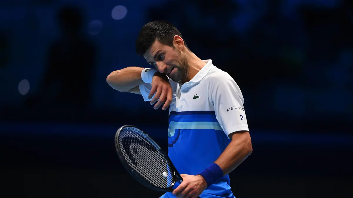  Photo Marco Alpozzi/LaPresse November 19, 2021 Turin Italy Tennis Nitto ATP, Tennis Herren Finals - men s singles - Round Robin Novak Djokovic Vs Cameron Norrie In the pic: Novak Djokovic PUBLICATIONxNOTxINxITAxFRAxCHN Copyright: xMarcoxAlpozzi/LaPressex