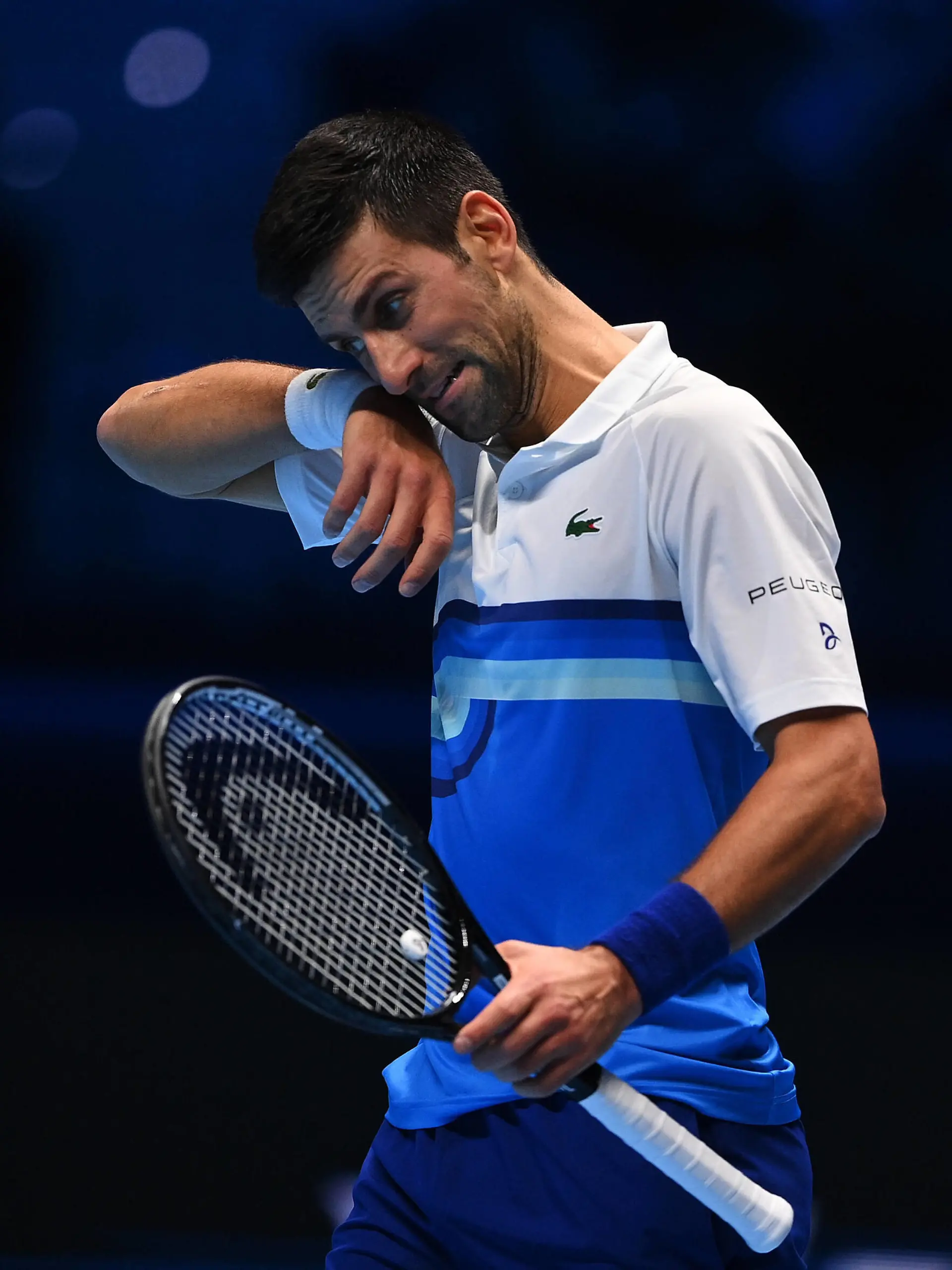  Photo Marco Alpozzi/LaPresse November 19, 2021 Turin Italy Tennis Nitto ATP, Tennis Herren Finals - men s singles - Round Robin Novak Djokovic Vs Cameron Norrie In the pic: Novak Djokovic PUBLICATIONxNOTxINxITAxFRAxCHN Copyright: xMarcoxAlpozzi/LaPressex