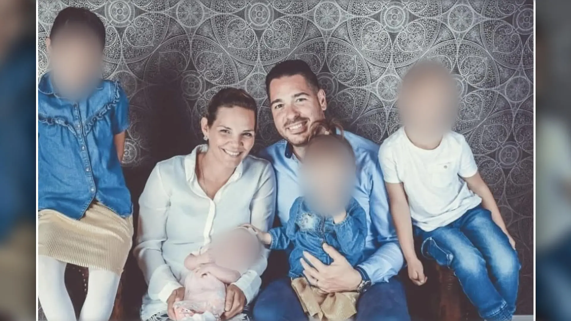 Riccardo del Bono, seine Frau Tamara und die Kinder