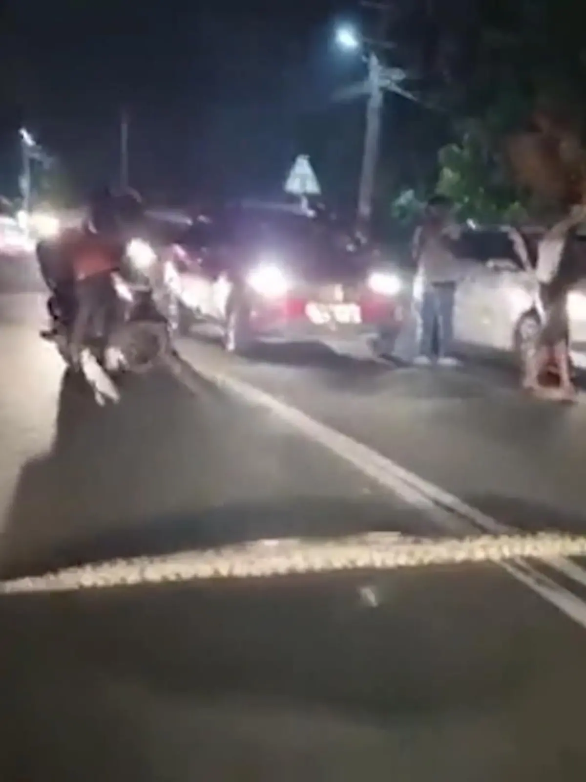Lange Schlangen im Verkehr sind wir gewohnt - diese Schlangen kennen wir aber nicht auf unseren Straßen Anstatt eines Staus haben Passanten in Indien eine zwei Meter lange Python mitten auf der Straße in Kochi entdeckt.