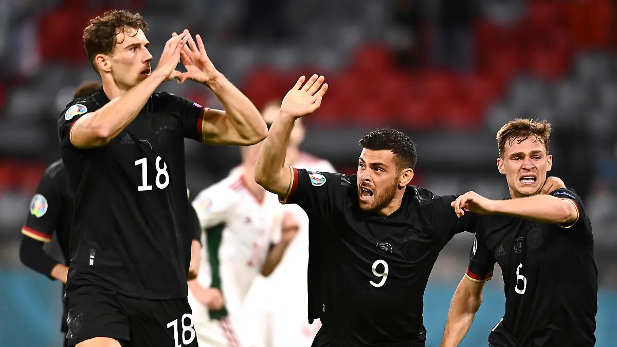 Torjubel Deutschland gegen Ungarn