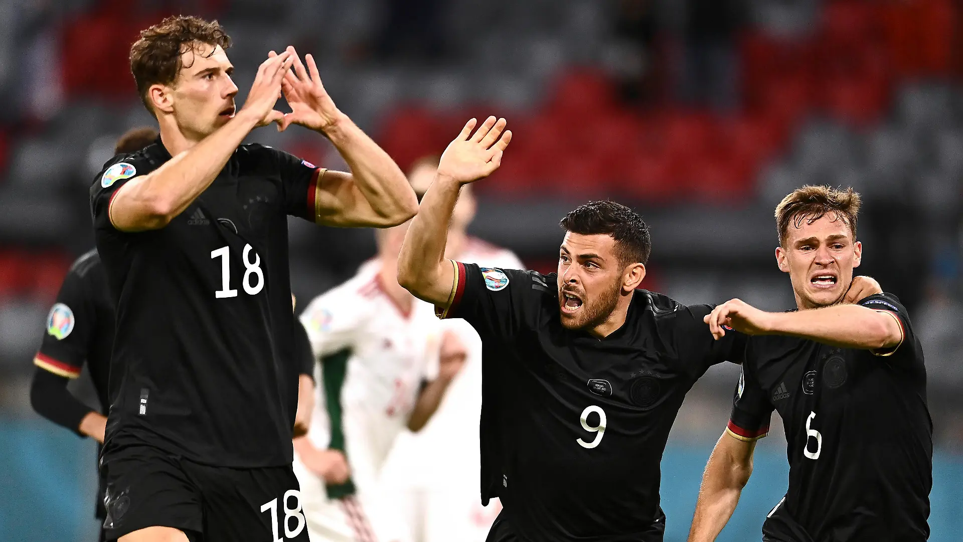 Torjubel Deutschland gegen Ungarn