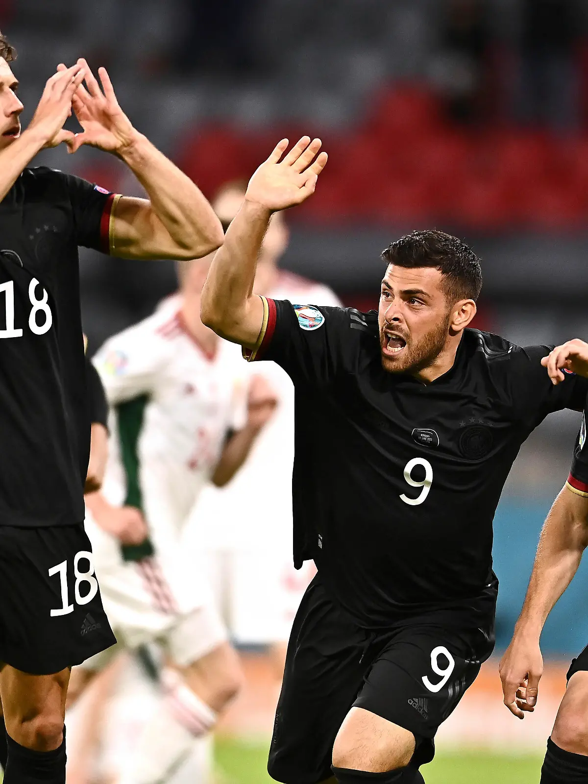 Torjubel Deutschland gegen Ungarn