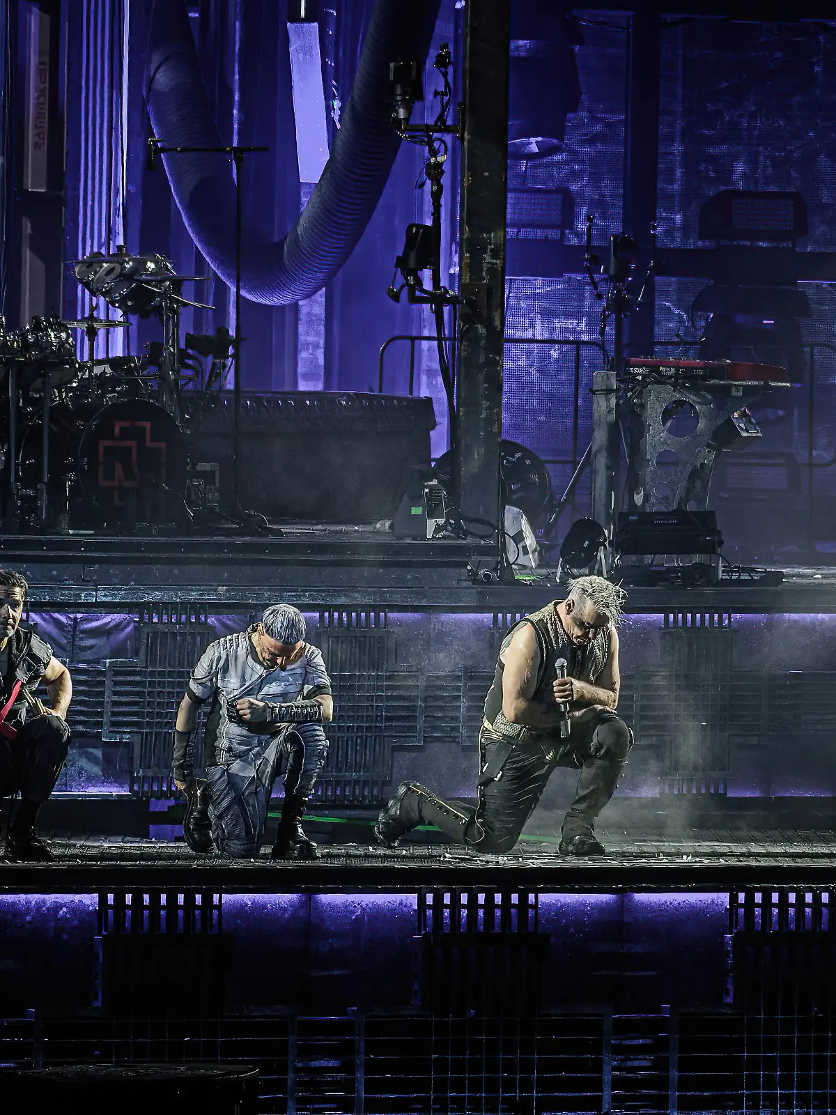 Rammstein live in Odense, Denmark Odense, Denmark. 02nd, June 2023. The German industrial metal band Rammstein performs a live concert at Odense Dyreskureplads in Odense. Here vocalist Till Lindemann is seen live on stage with the band members. Odense Denmark PUBLICATIONxNOTxINxDENxNORxFIN Copyright: xGonzalesxPhoto/SebastianxDammarkx