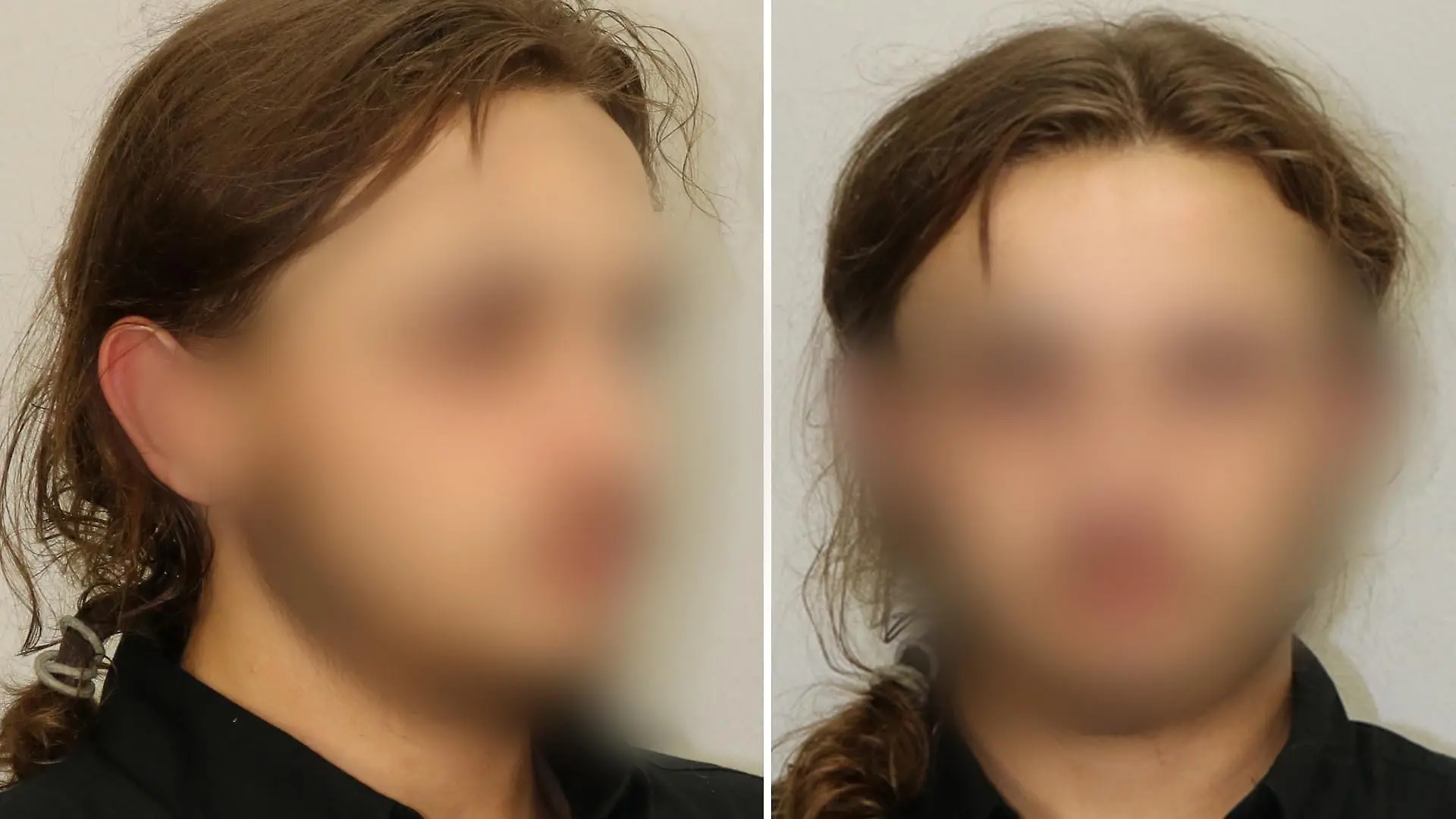 Geblurrte Mugshots des Gewalttäters Leon S