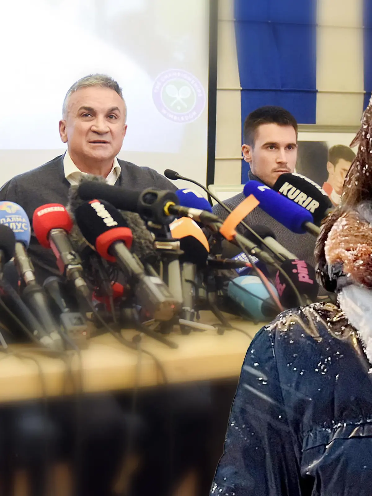 Elke Büchter sorgte für den Abbruch der Pressekonferenz in Belgrad.