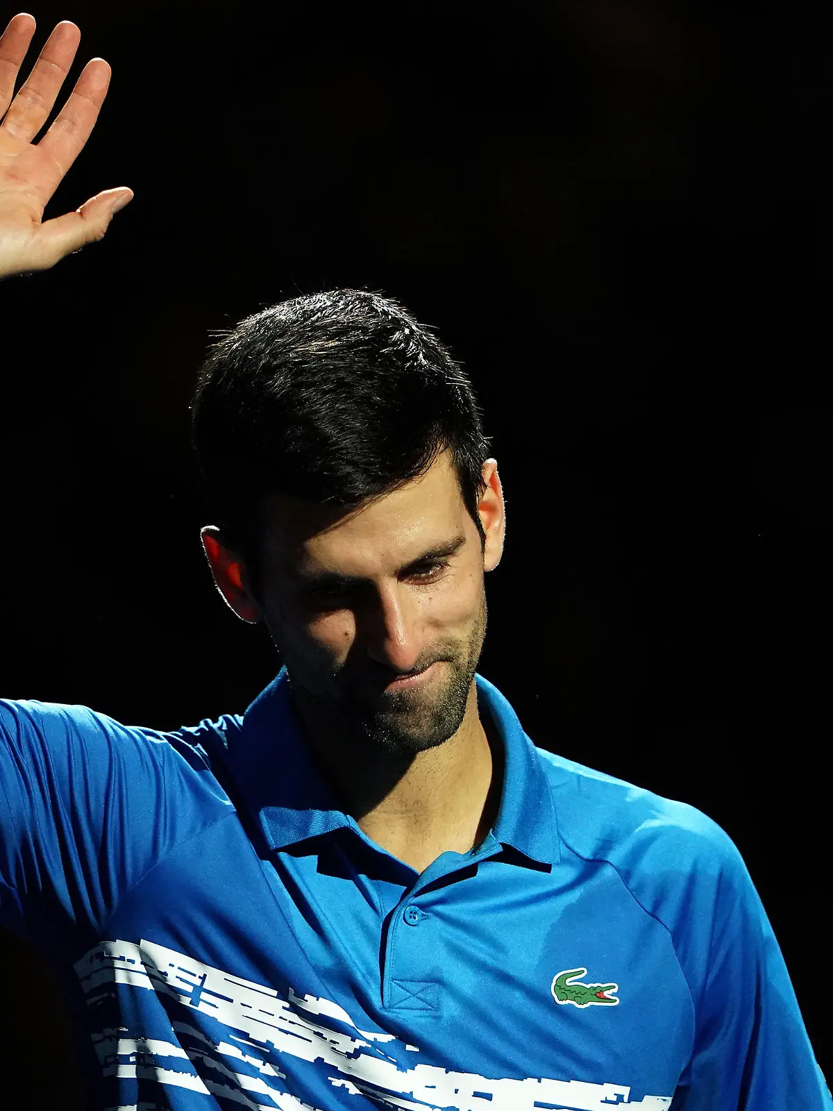 ARCHIV - 11.10.2019, Großbritannien, London: Der serbische Tennisspieler Novak Djokovic jubelt über seinen Sieg gegen den Italiener Matteo Berrettini am ersten Tag des ATP World Tour Finals Tennisturniers in der O2 Arena. Nach Berichten australischer Medien darf Tennis-Profi Novak Djokovic das Abschiebehotel in Melbourne für die Dauer der Gerichtsverhandlung zu seinem Einspruch verlassen. Foto: Tess Derry/PA Wire/dpa +++ dpa-Bildfunk +++
