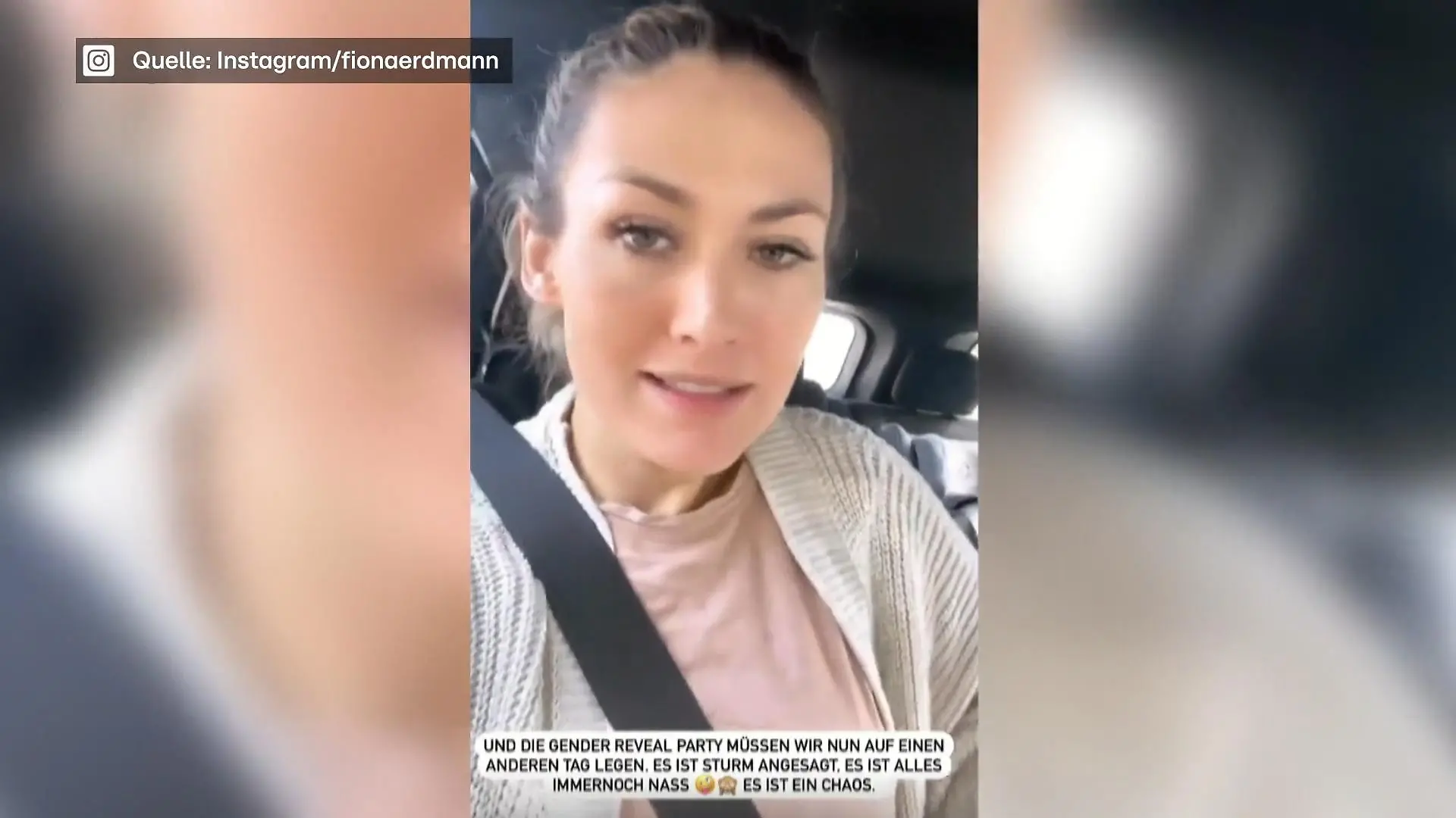 Fiona Erdmann muss ihre Gender-Reveal-Party verschieben Heftige Unwetter in Dubai