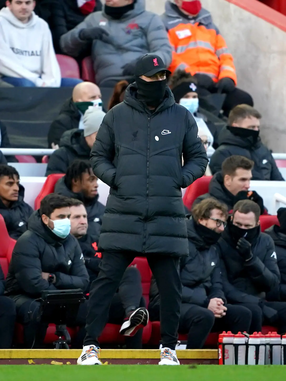 Liverpool v Shrewsbury Town - Emirates FA Cup - Third Round - Anfield. Liverpool manager Jurgen Klopp during the Emirates FA Cup third round match at Anfield, Liverpool. Picture date: Sunday January 9, 2022. See PA story SOCCER Liverpool. Photo credit should read: Peter Byrne/PA Wire. RESTRICTIONS: EDITORIAL USE ONLY No use with unauthorised audio, video, data, fixture lists, club/league logos or "live" services. Online in-match use limited to 120 images, no video emulation. No use in betting, games or single club/league/player publications. URN:64654284