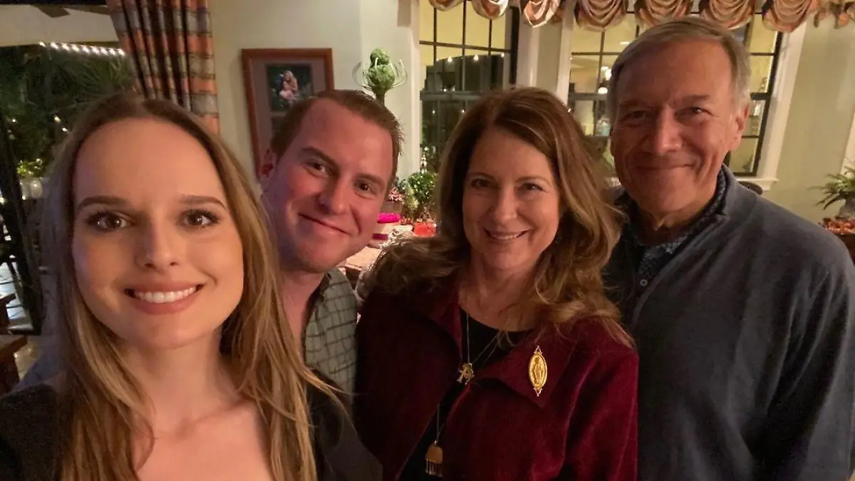 Es-US-Außenminister Mike Pompeo mit seiner Frau, seinem Sohn und seiner Schwiegertochter.