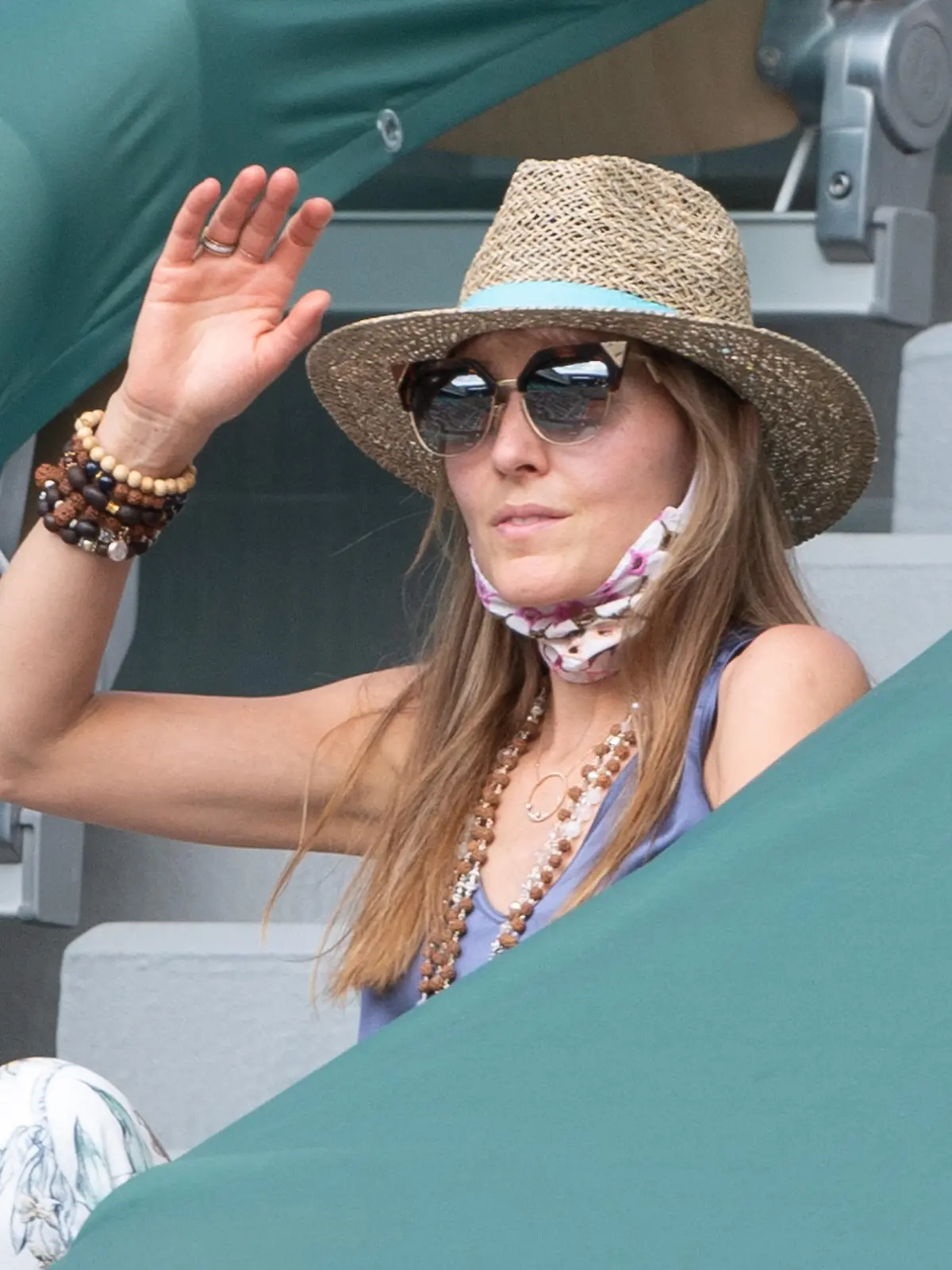 Jelena Djokovic attends the 2021 French Open at Roland Garros on June 7, 2021 in Paris, France. Photo by Laurent Zabulon/ABACAPRESS.COM