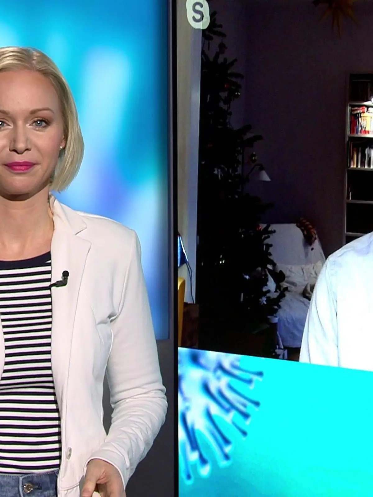 Katrin Neumann spricht mit Prof. Timo Ulrichs